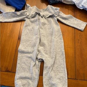 GAP Gray Ruffle Kids Footie